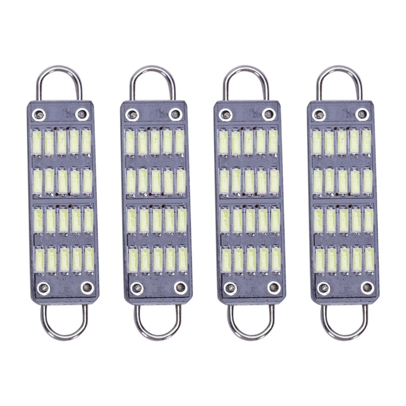 40X Bulb 44Mm Bright White Festoon LED Bulb,20 Smd Rigid Loop 1.73 Inch Interior Dome Map LED Lights 561 562 567 564