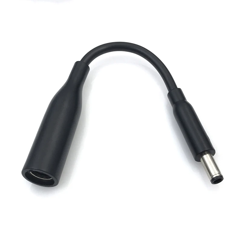 DC Power Cord / Cable Charger Laptop Adapter 7.4*5.0mm Female to 4.5*3.0mm Central Pin Male Plug Connector for Dell Laptop