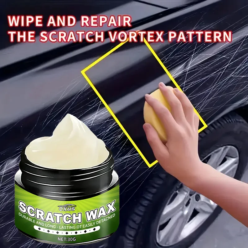 Pasta removedora de arañazos para coche, cera para reparación de pintura de automóviles, reparación de arañazos para automóviles, limpieza y embellecimiento de superficies de automóviles