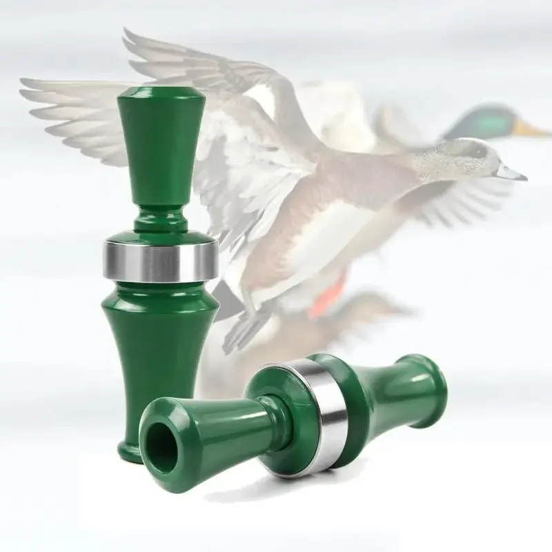 Duck Call Hunting Decoy Whistle Green Duck Voice Trap Whistle Portable Wild Ducks Hunting Trap Decoy Durable Hunters Supplies