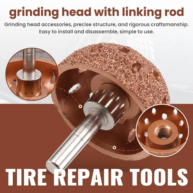 Tire Repair Kit Tungsten Steel Bowl Grinding Wheel Grinding Head Of Grinding Machine