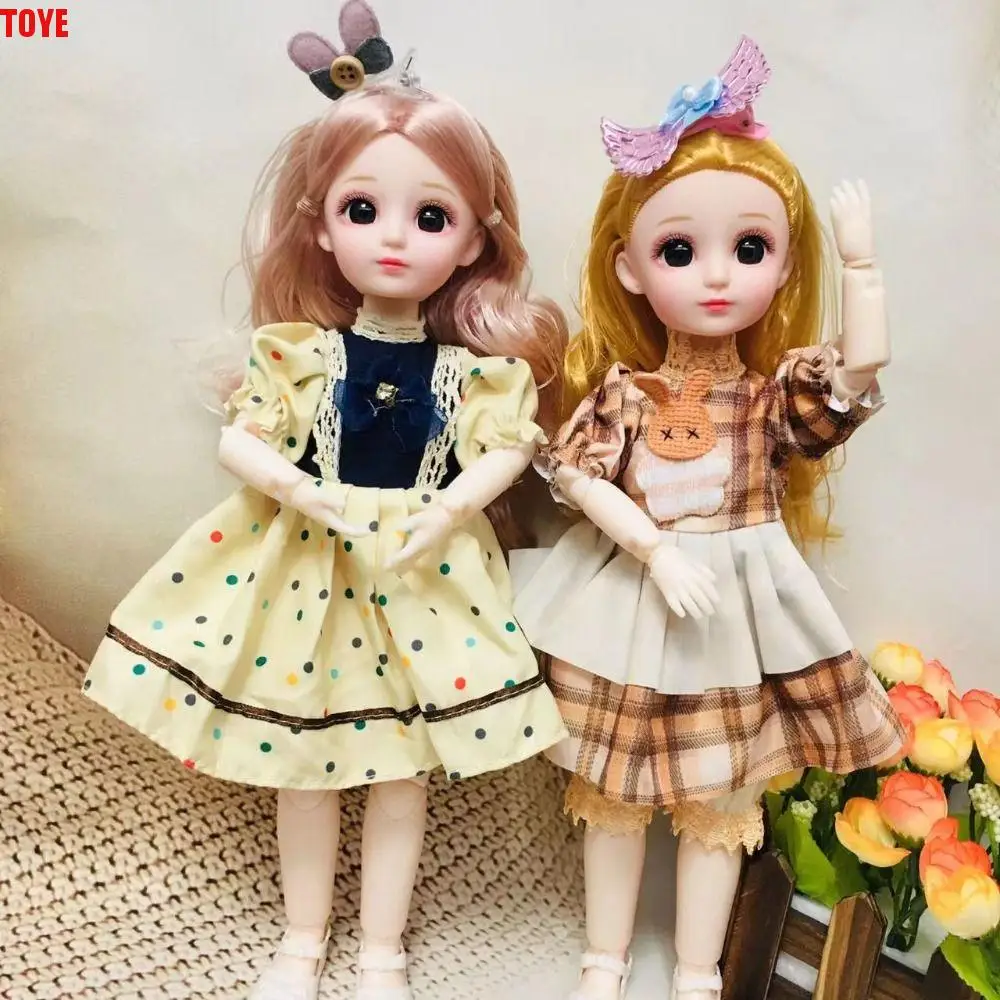 1/6 SD 30cm Bjd Doll with Clothes Long Hair with Wig Make Up Princess Dress Up BJD Dolls Attractive Eyes Ball Jointed