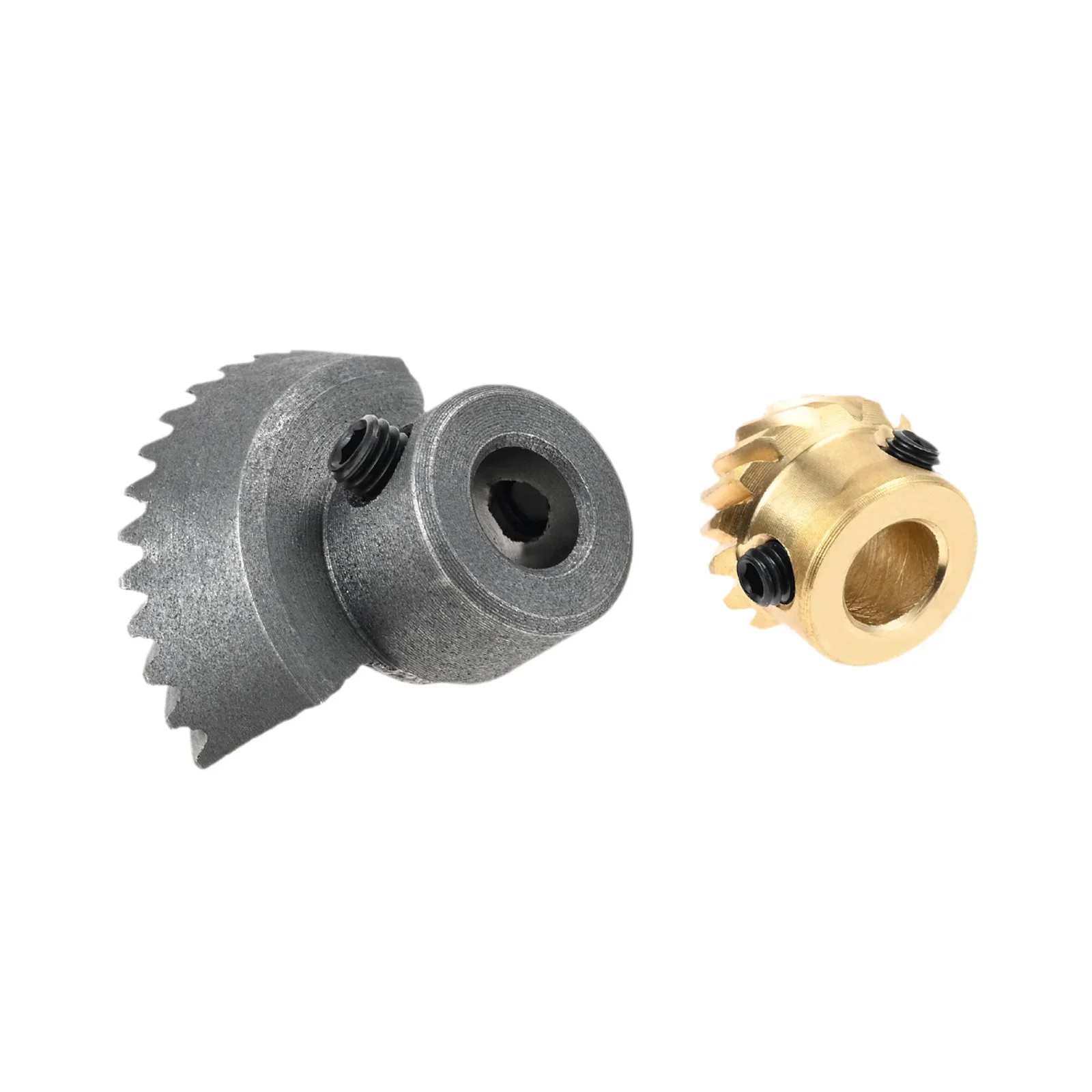 2Pcs Steel Brass Bevel Transmission Gear 811-089+811-090 Set for Feiyue FY653 FY811ATF Yamata YA653 Acme H653 Sewing Machine