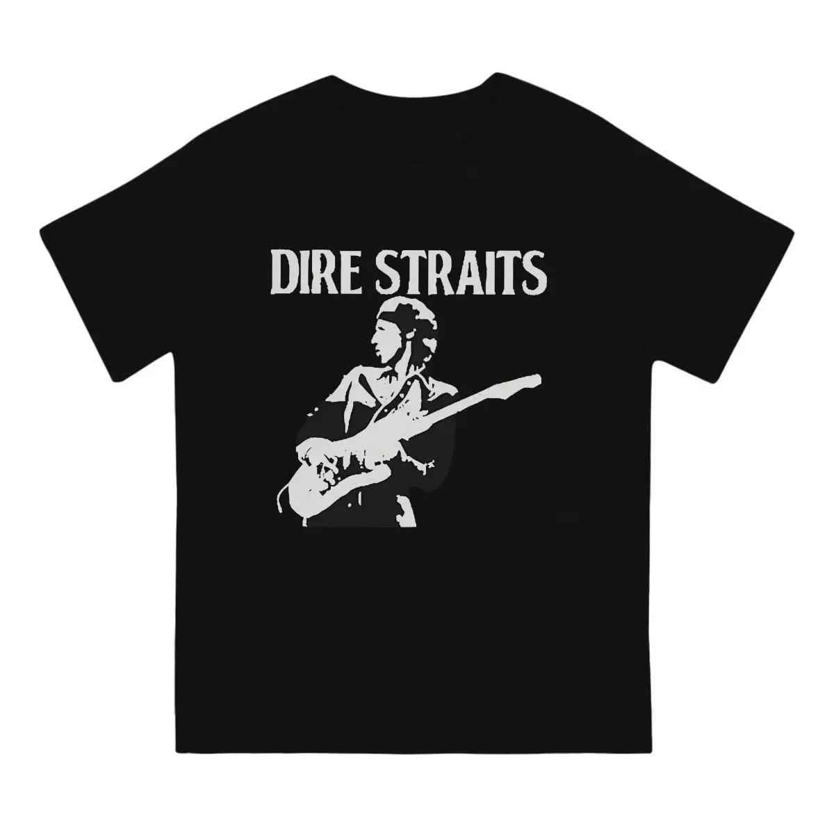 Novelty Core T-Shirts for Men Crewneck Pure Cotton T Shirts Dire Straits Band Short Sleeve Tee Shirt 6XL Tops