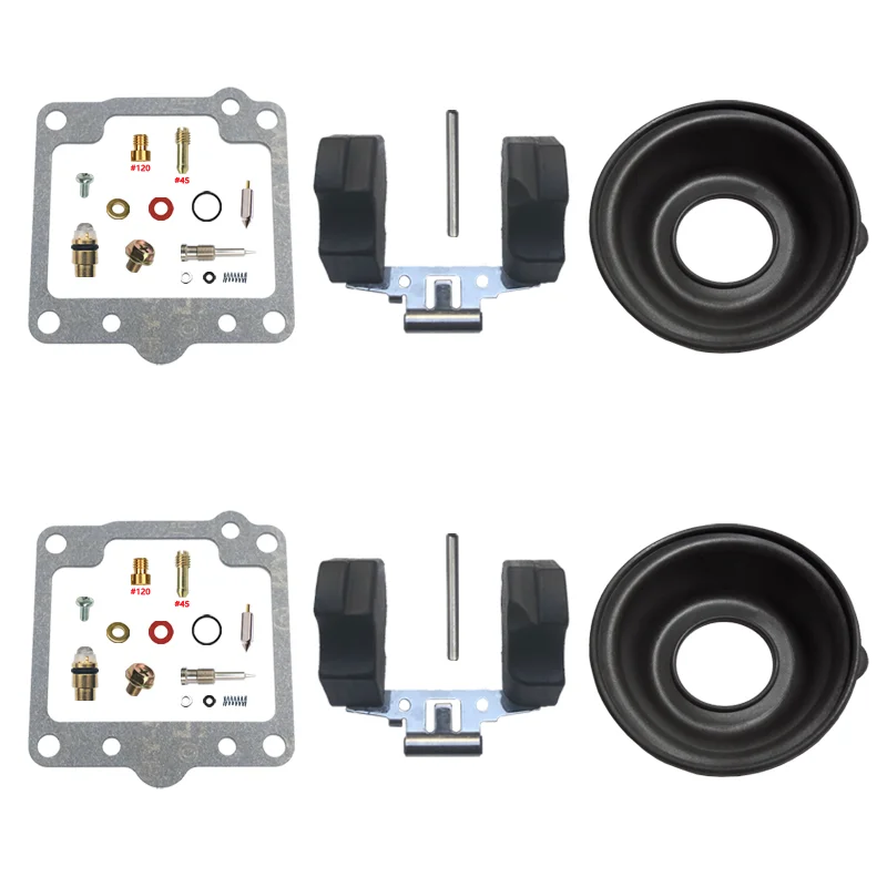 Suzuki GS-E 450 GS450EZ GS450ED Kit de reparo de carburador GSE450 D/Z Carb Diafragma e peças flutuantes 1982 1983