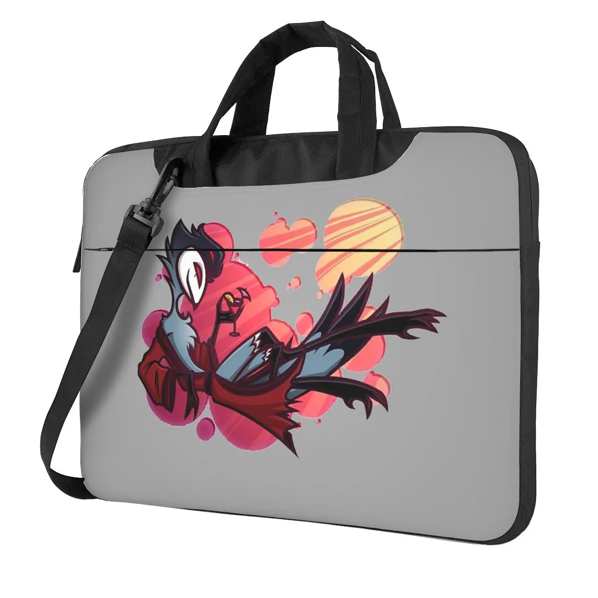Loona Collage Helluva Boss Anime Crossbody Laptop Bag Case Computer Bag 13 14 15.6 Inch Notebook Pouch for Macbook Pro Lenovo