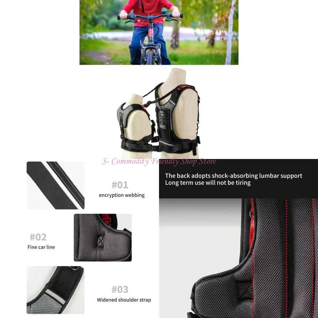 

85ae дышащий отражающий велосипедный жгут для детской ночной поездки удобно носить