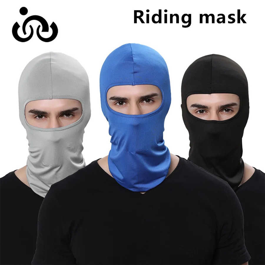 5 piece Milk silk soft equipment, outdoor cycling, motorcycle, windproof, sun proof, dust proof, mask, headscarf