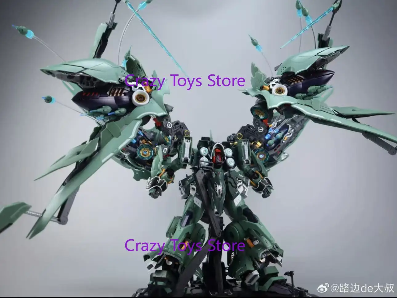 متوفر في المخزون، الدفعة الأولى من نماذج المحور للعب أجنحة أوزوريس كشاتريا فلفل أخضر كبير مجموعة نماذج مجمعة هدية