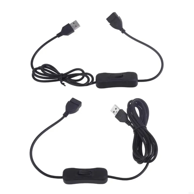 

A9LF Practical Male to Female USB Cable Toggle Line Switchs for Lamp Travel Recorder