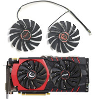 Original new PLD10010S12HH GTX970 980 GPU FAN suitable for MSI R9 390 R9 380 R7 370 GTX 980 980Ti 970 960 950 game graphics fan