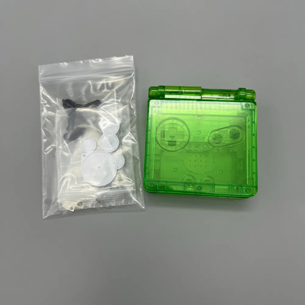 Wysokiej jakości zestaw obudowy Gameboy Advance SP GBASP z 3-calowym ekranem IPS i 2,9-calowym wyświetlaczem LCD w oryginalnym rozmiarze, kompatybilny z GBA — zdjęcie produktu 5