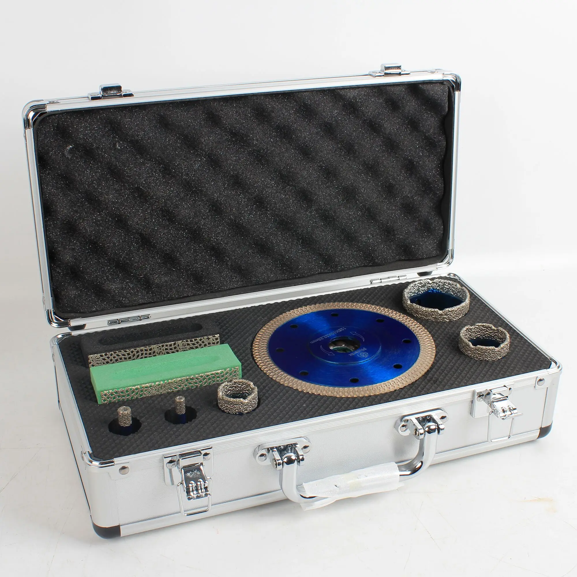 Raizi السيراميك بلاط البورسلين الماس مثقاب الخشب كيت كيف رأى مجموعات مع قطع طحن تلميع القرص ومنصات تلميع اليد