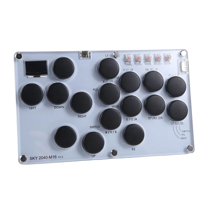 

Popular 16Key Joystick Hitbox Keyboard Arcade Stick Controller For PS4/PS3/Switch/Steam Arcade Hitbox Controller Fight Sticks