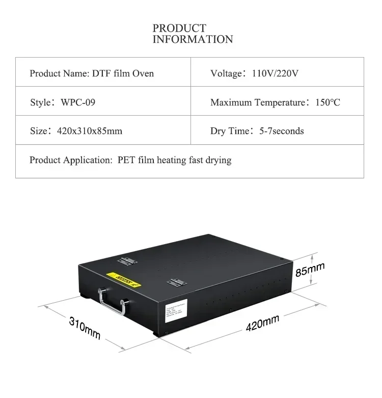 Dtf Printer Dryer F…