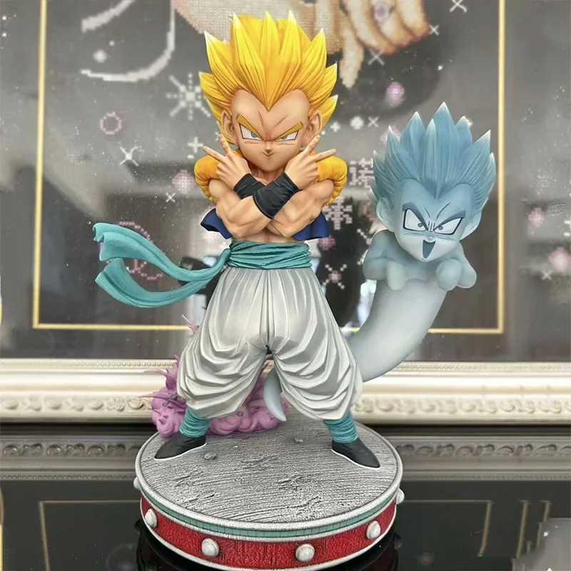 Anime SSJ3 Dragon Ball Figurine CS Gotenks Action Figures Super Saiyan3 Son Goten Statue Periphery Toys 25cm PVC Collection Doll