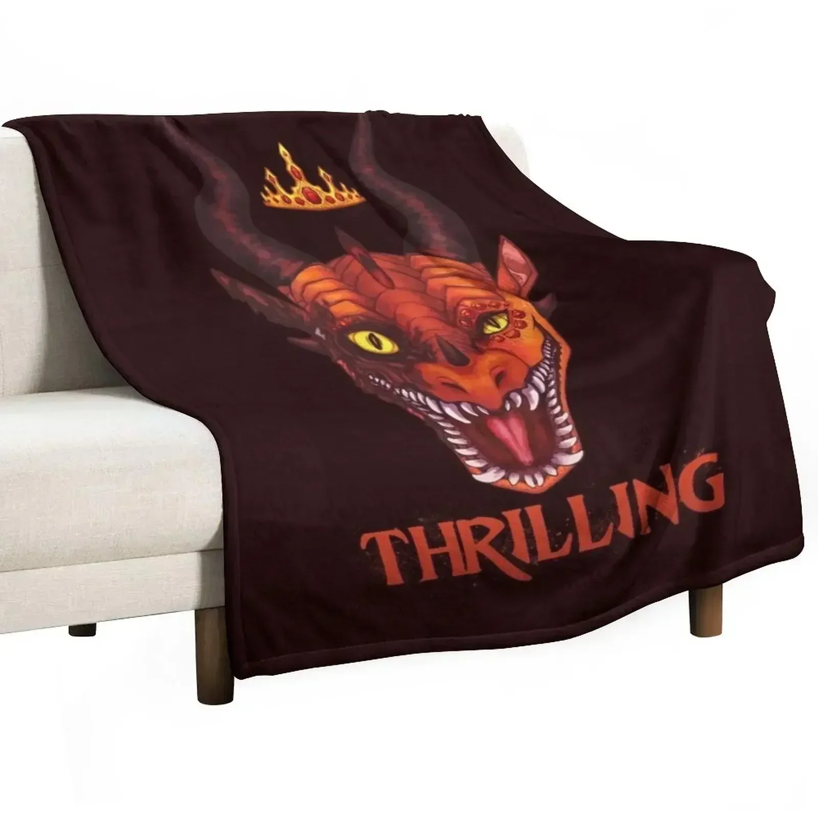 Wings of Fire - Queen Scarlet - Thrilling Throw Blanket Warm Retros Decorative Sofa Furry for winter Blankets