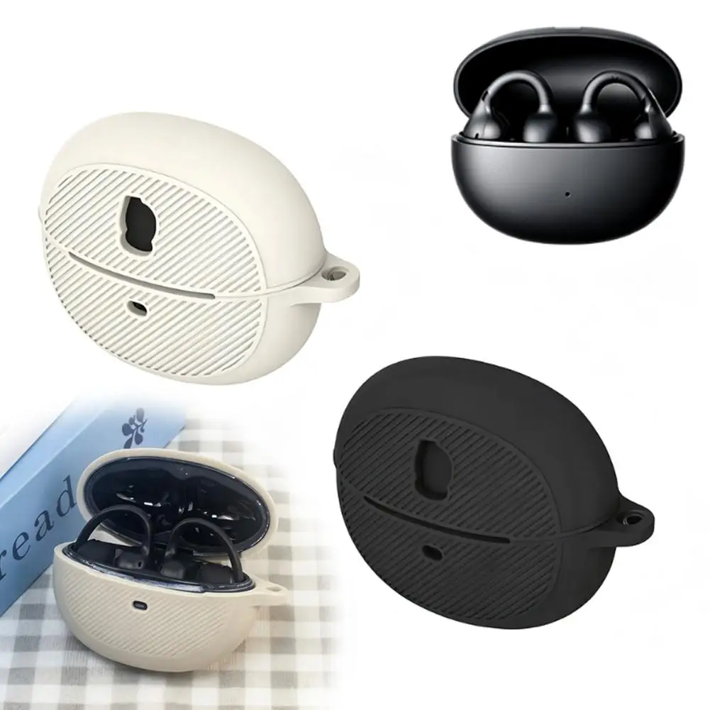 For Baseus Bowie MC2 Case Bluetooth Earphone Silicone Protective Case Anti Drop Dustproof Simple Storage Case