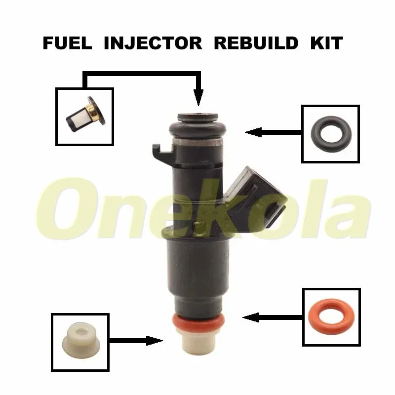 Fuel Injector Seal O-Ring Kit Seals Filters for Honda Civic 2010 16450-RC0-M01