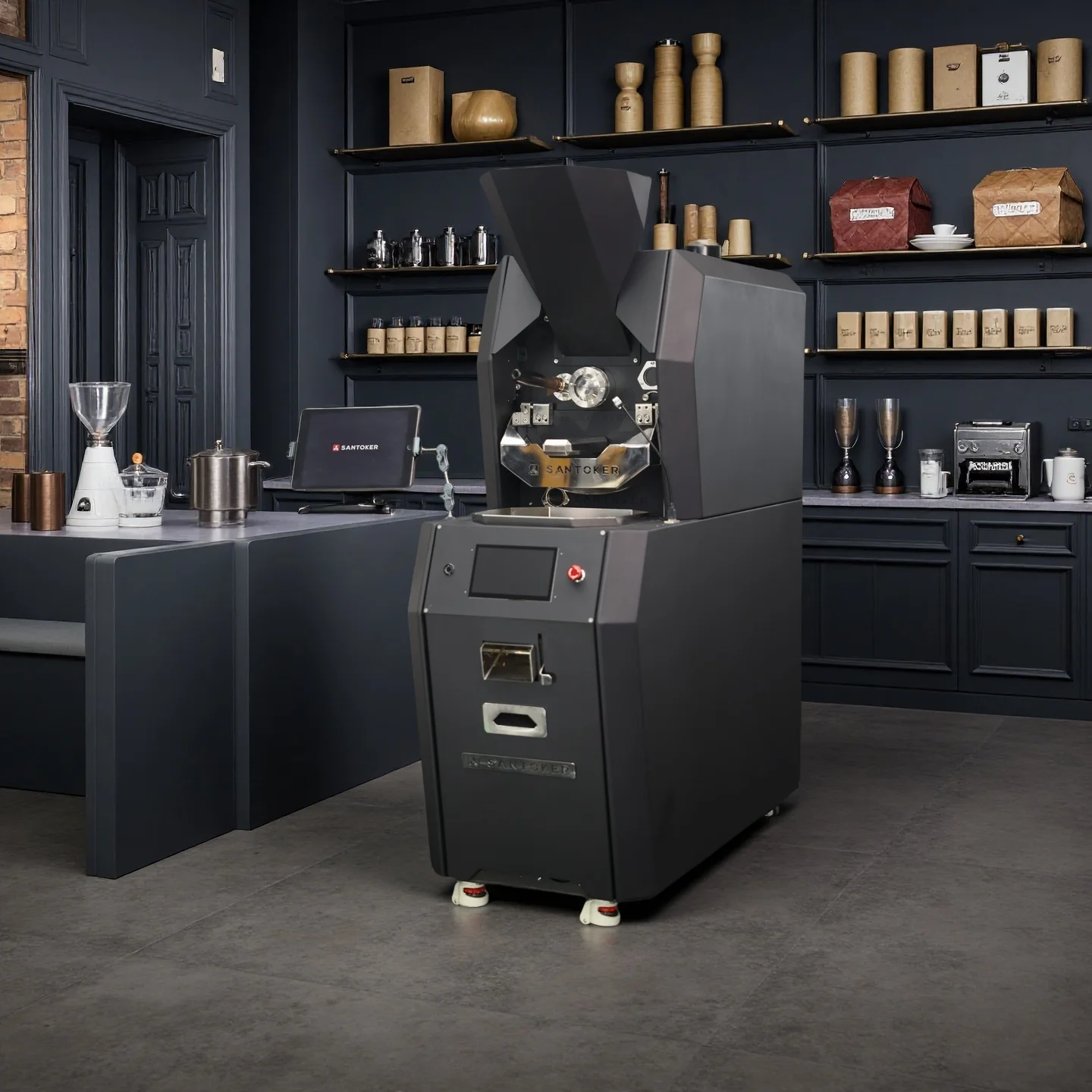 Wintop أحدث SANTOKER RX3 300 جرام 500 جرام 1 كجم 2 كجم 3 كجم محمصة قهوة تعمل بالغاز App التحكم محمصة قهوة ماكينة بلوتوث أوتوماتيكية