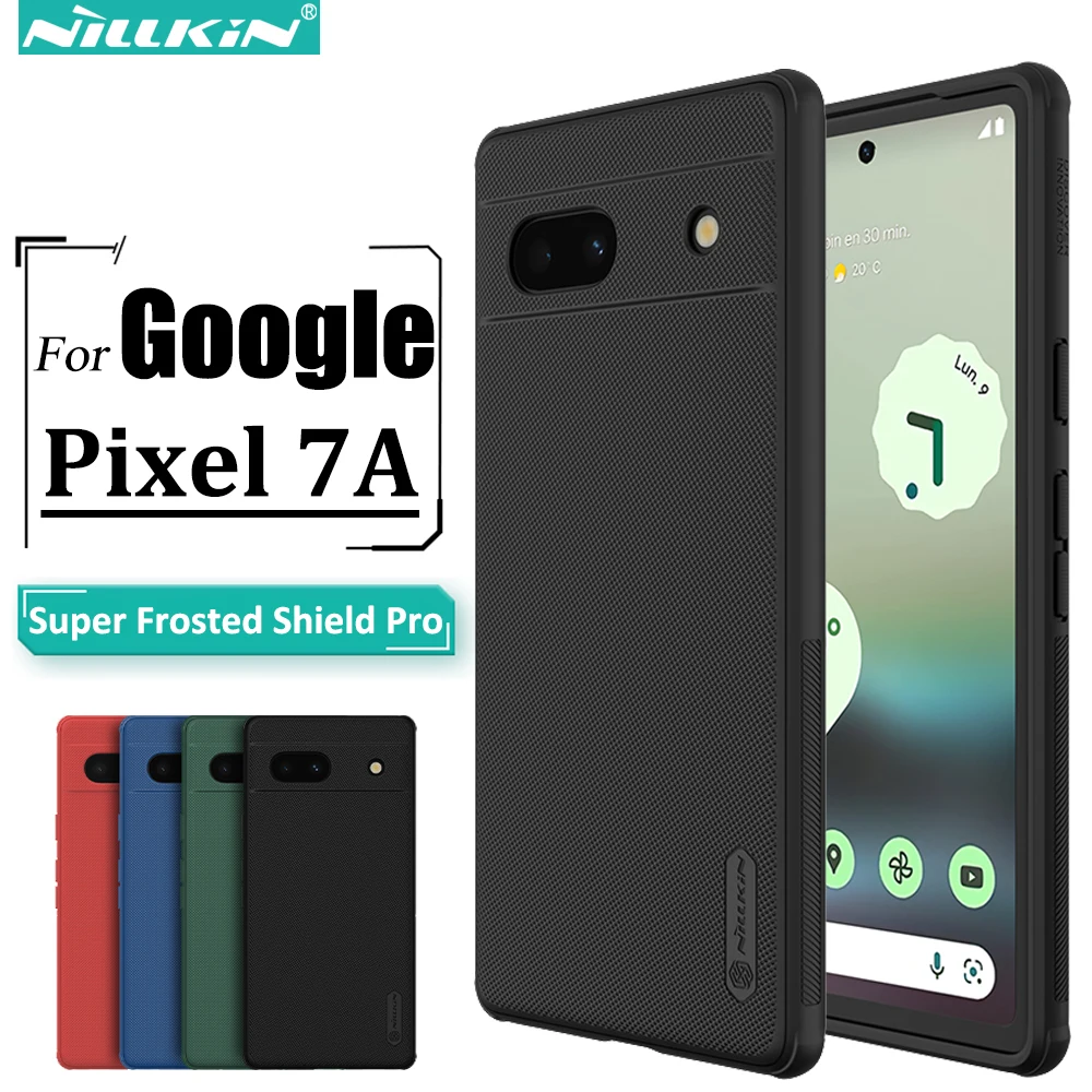 Nillkin for Google Pixel 7a Case,Frosted Shield Pro Phone PC+TPU Environmentally Friendly Materials Hard Protection Back Cover