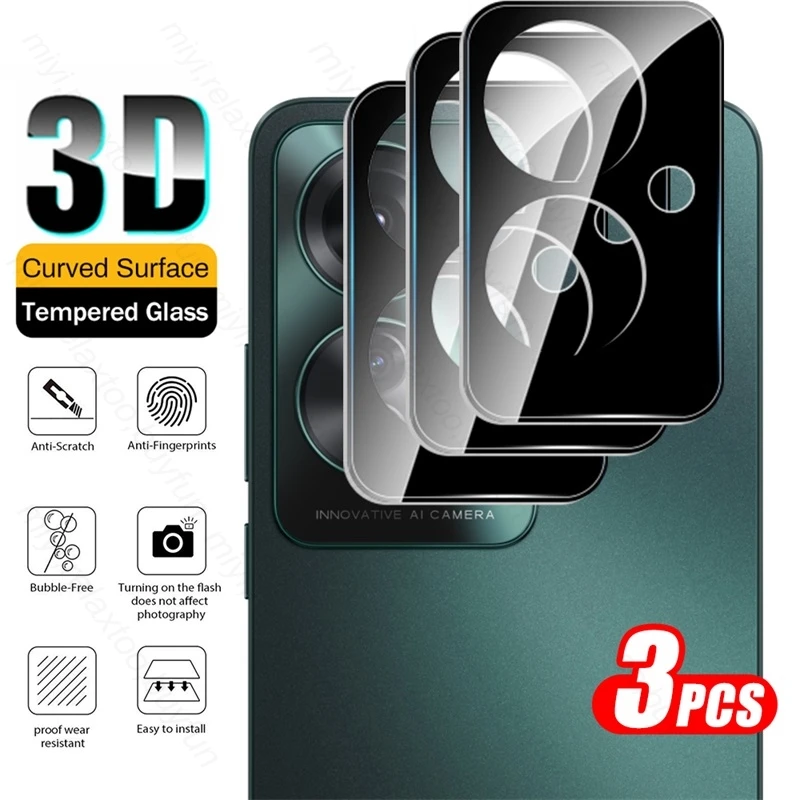 3Pcs 3D Curved Camera Protect Glass Protector For Oppo Reno11 F 5G Lens Tempered Glass Orro Opo Appo Reno11F Reno 11F 11 F F11