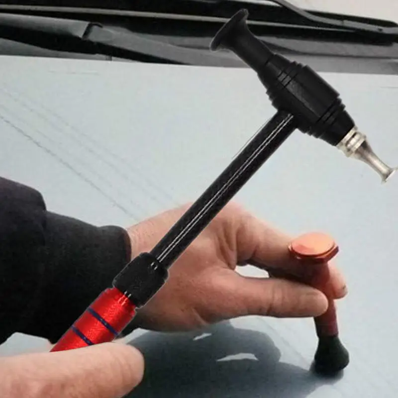 auto Dent Repair Hammer With 5 Heads Auto Body Dent Repair Hammer Telescopic Knock Down Replace Heads For Car Dent Repair