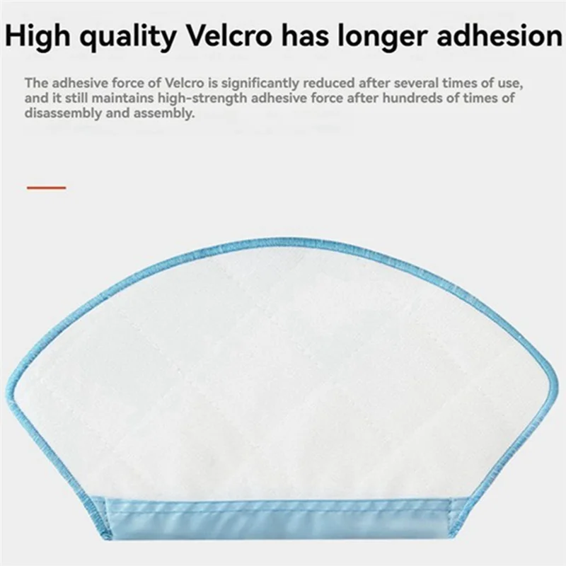 ABJO-12PCS หลักแปรงด้านข้าง HEPA FILTER Mop ผ้าสําหรับ Midea M7 / M7 Pro/Eureka NER700 หุ่นยนต์สูญญากาศอุปกรณ์เสริม
