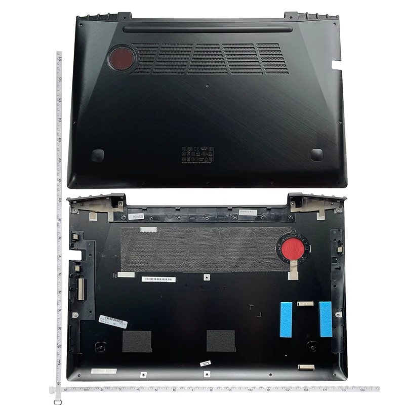 Imagem -05 - Caixa Superior com Base Inferior para Lenovo Tampa Inferior Tampa do Eixo Tampa da Moldura Novo Y5070 Y50 70a am as Y50p-70 80 Y5080