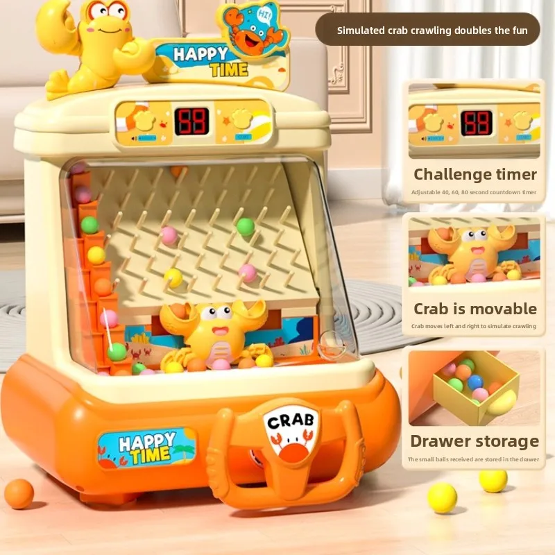 Kids Puzzle Bead Connect Table Game Interactive Parent Child Desktop Toy Logic Ball Machine Fun Competitive Play Easy Move