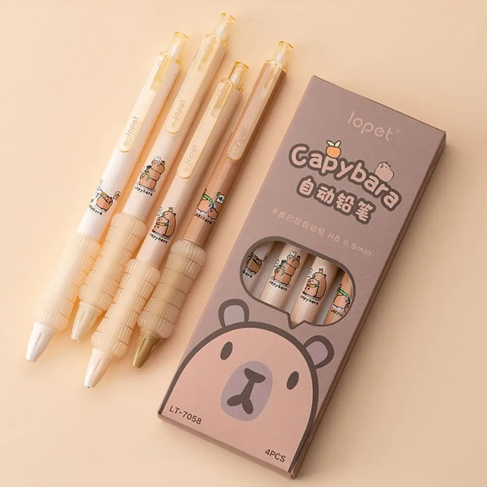 

Portable 0.5MM Mechanical Pencil Capybara Drawing Writing Tool Propelling Pencil Sketch Comics Design Movable Pencil Students