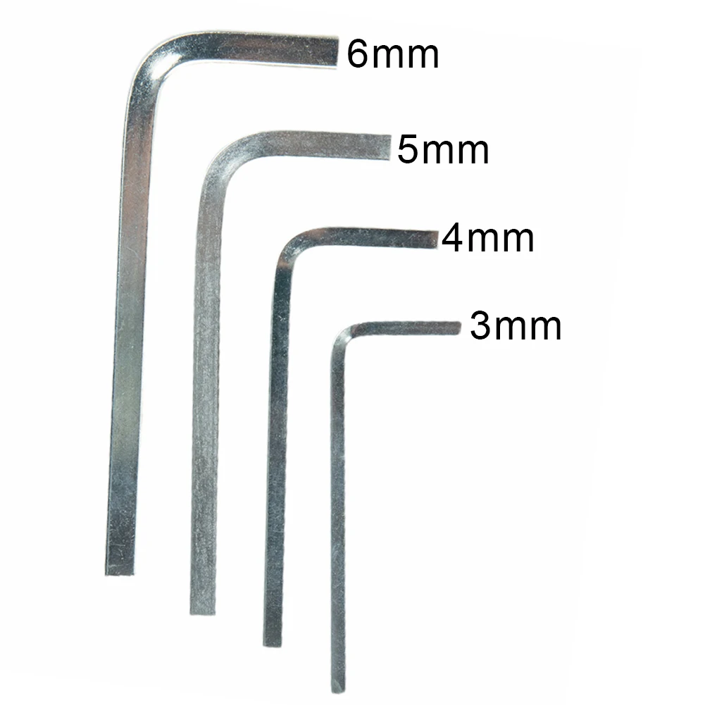 Hand Tools Wrench Screwdriver Set Silver Square Head 3-6mm 4 Point Chromium Vanadium Steel For Tightening Brand New