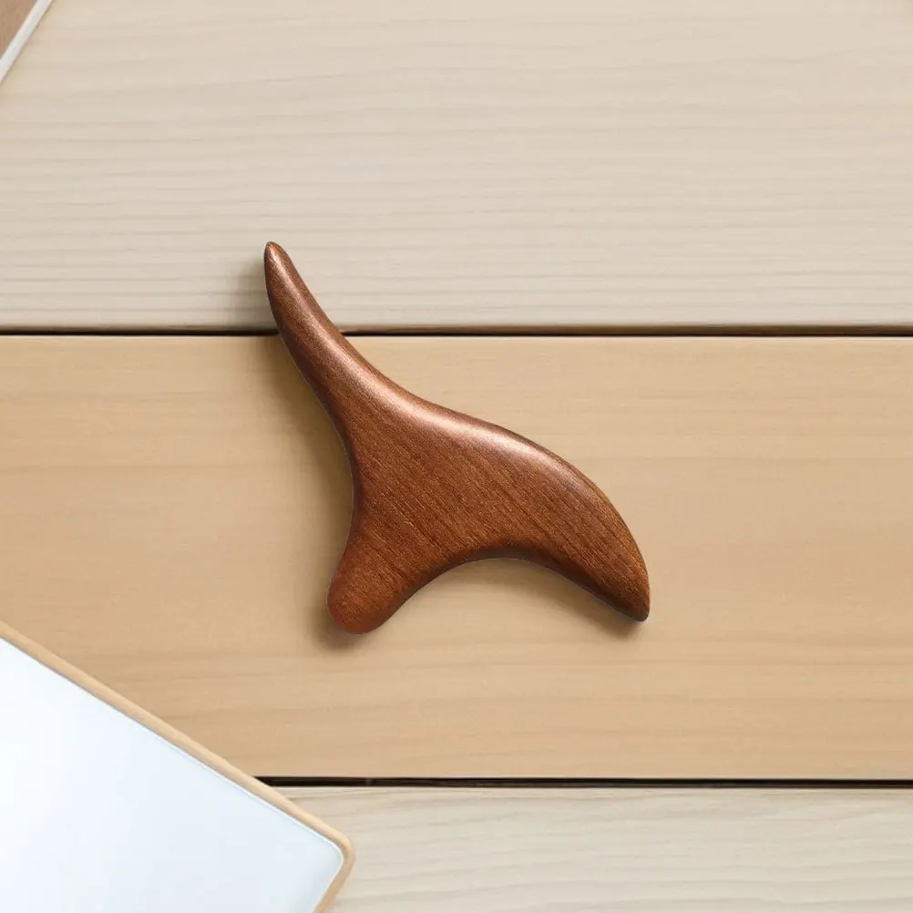 عصا تدليك من خشب الصندل الذهبي، أداة علاج خشبية متعددة الوظائف لتخفيف القدم والساق والظهر والرقبة، بكرة خشبية طبيعية محمولة