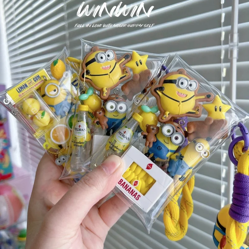 

Minion Bob Bag Charm Gashapon Style Original Diy Miniature Food Same Style Pendant For Bags Keys Gifts In Stock