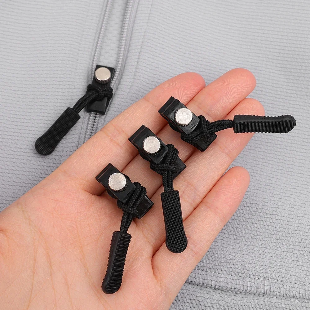 Instant Universal Zipper Repair Kit Detachable Zipper Slider Pull Jackets Luggage Bags Non-Slip Metal Zip Head DIY Sewing Tools