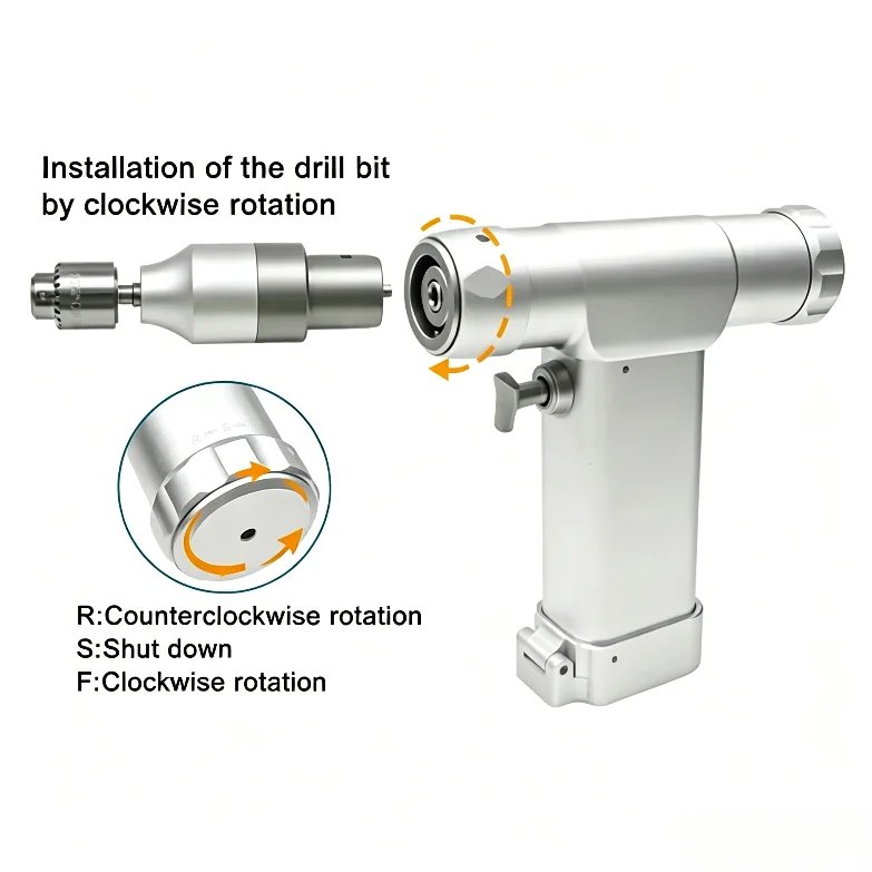 Orthopedics Multifunctional Bone Drill Oscillating Saw AO Bone Drill Veterinary Power Drill Saw Bone Surgical Instrument