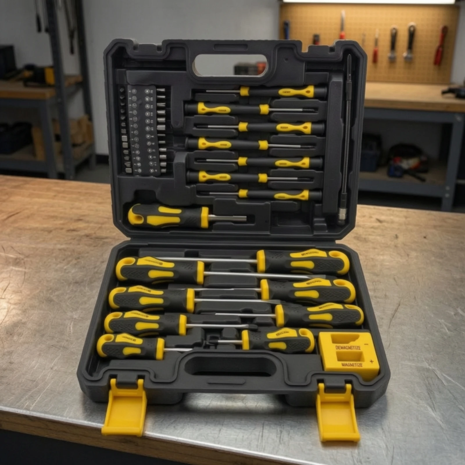 Screwdriver Tool Kit Complete Screwdriver Set with Storage Case Tool Kit with Case Heavy Duty Hand Tools Compact for DIYers
