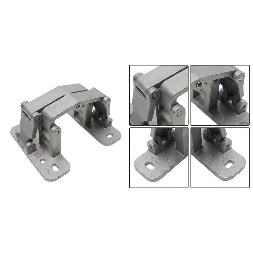 Concealed Hinge Stainless Steel 12.8 x 6.9 cm for Wooden Stone Doors with Clean Profile and Long Term Daily Reliability