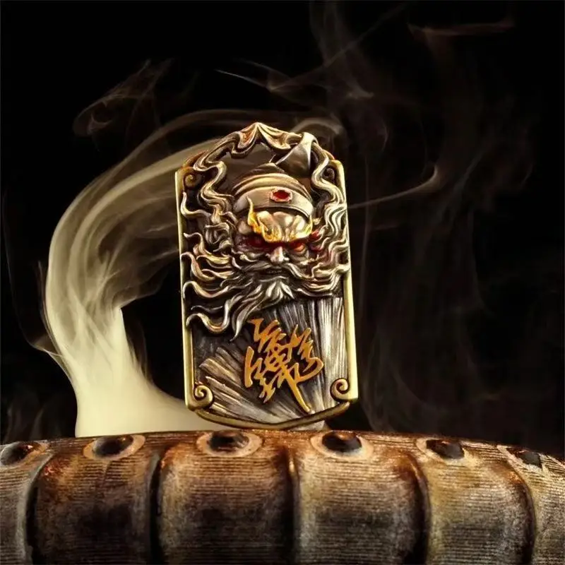 

Даосское ожерелье с подвеской Tianshi Zhong Kui Cinnabar Gossip, модное ретро-китайское ожерелье с подвеской на шею, цепочка на шею, украшения