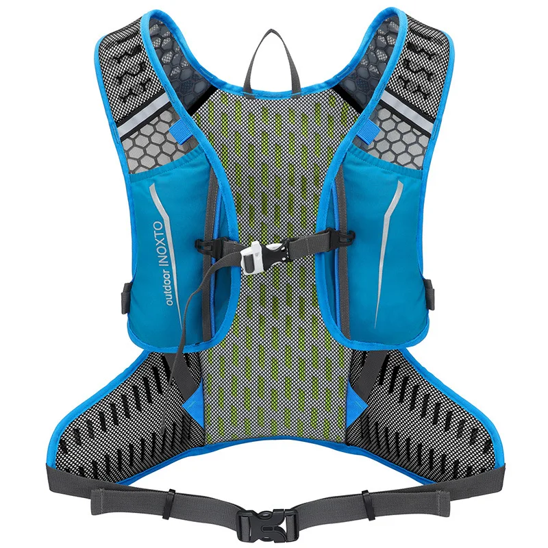 Outdoor Men Sports Bag ultra-light 16L Running Backpack Hydrating Vest Hiking Cycling Bike Backpack with 2L Water Bottle