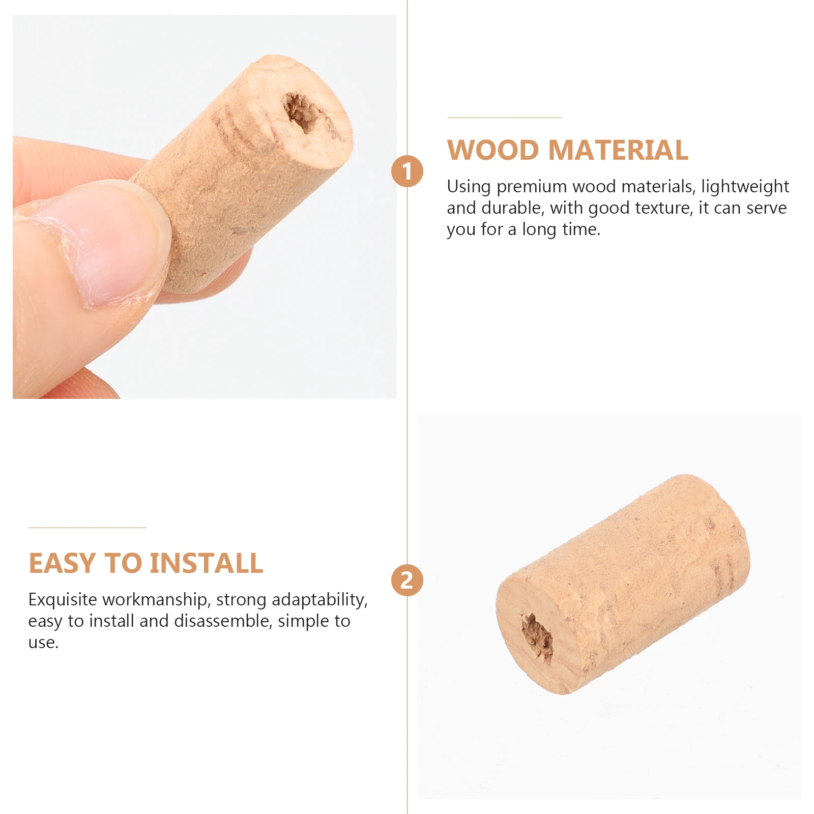 

3 Pcs Cork Accessory Corks Piccolo Creative Protective Instrument Protectors Musical