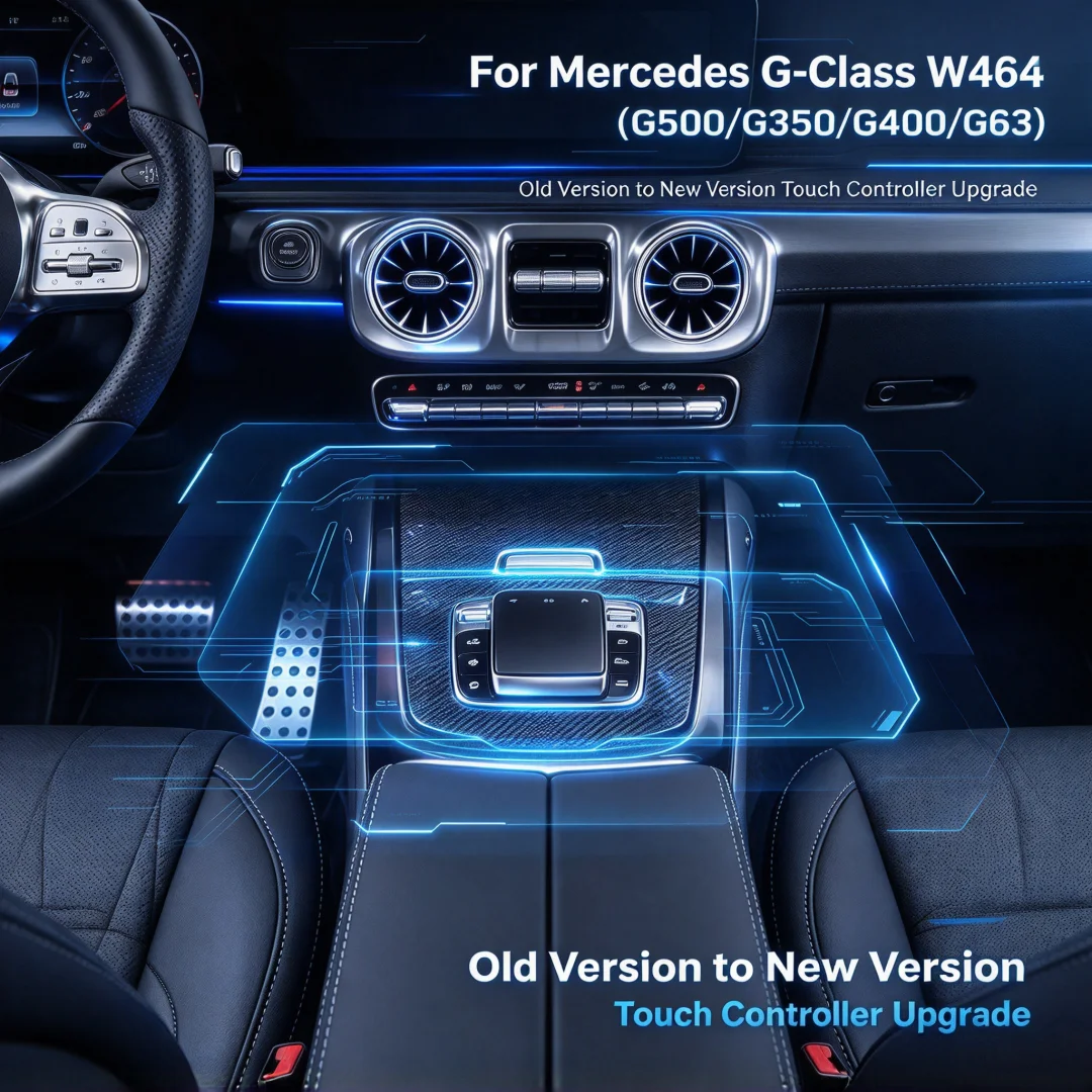NEW Upgrade For Mercedes-Benz G-Class W464 (G350 G400 G500 G63) Old To New W465 Upgrade Center Console Touchpad Controller Mouse