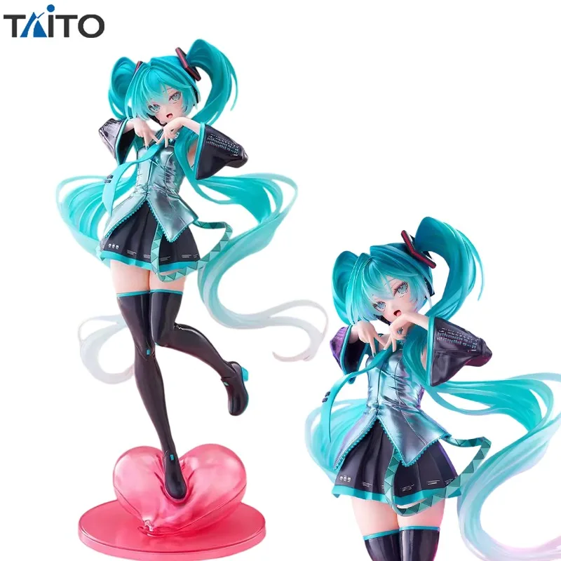 in-stock-original-taito-hatsune-miku-16th-anniversary-heart-base-pvc-22cm-anime-character-collectible-display-toy-collection