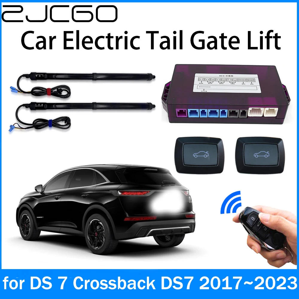 

ZJCGO Car Power Trunk Electric Suction Tailgate Intelligent Tail Gate Lift Strut for DS 7 Crossback DS7 2017~2023