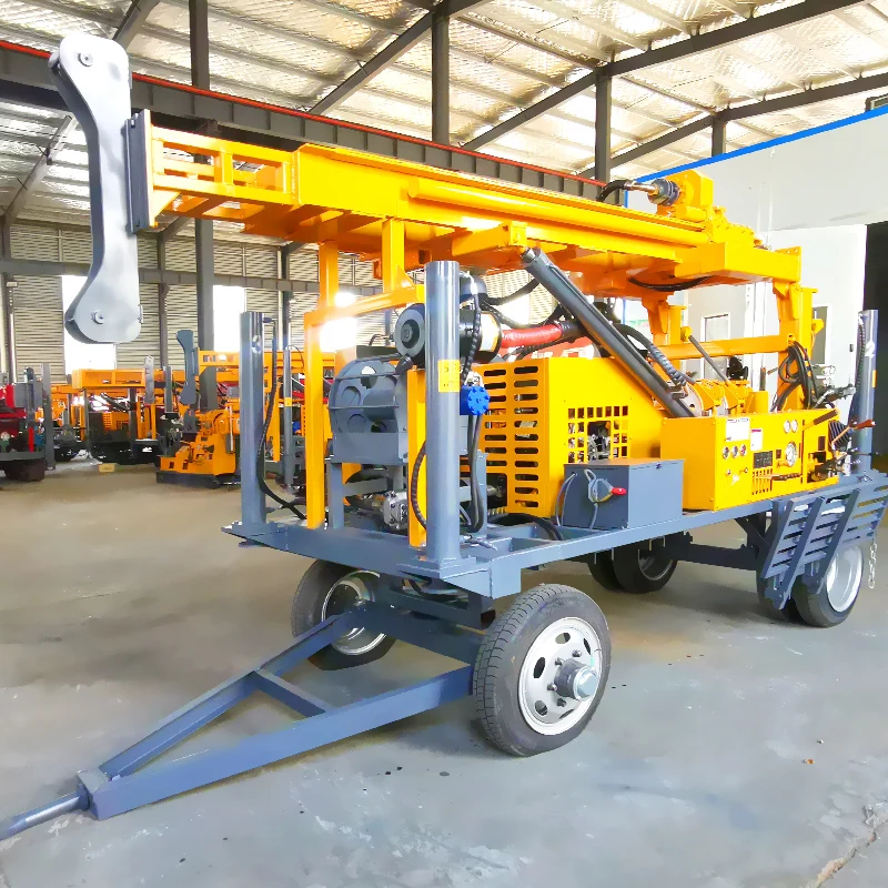 カスタマイズ可能な高性能JDL280クローラー式/ホイール式油圧式水井戸掘削リグは、今もベストセラーの位置を保っています。