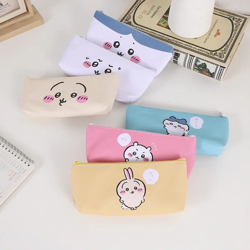 

Awaii Miniso Chiikaw Pen Bag Usagi Hachiware Cute Cartoon Girl Large Capacity Storage Bag Girl Jewelry Storage Bag Girl Gift