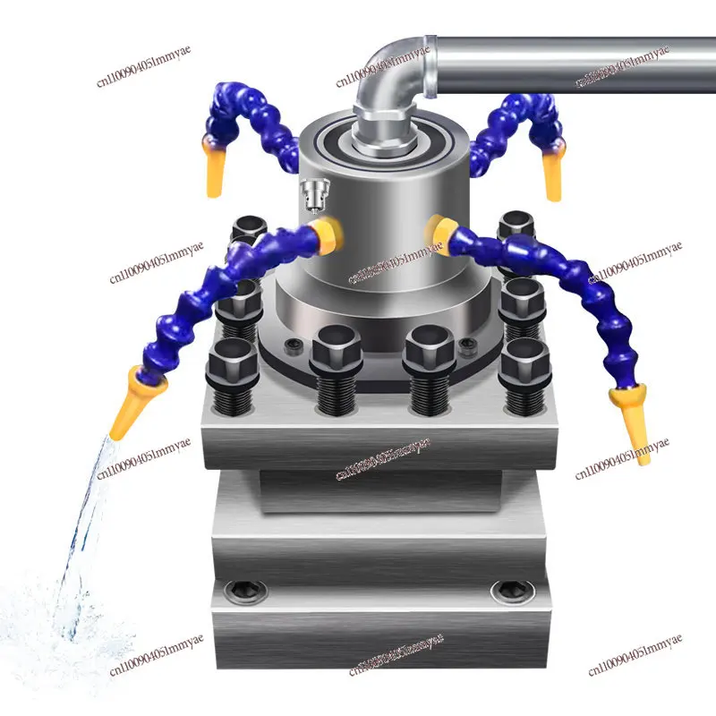 Lathe tool holder Water separator Electric turret Drill punching Cooling water outlet U drill