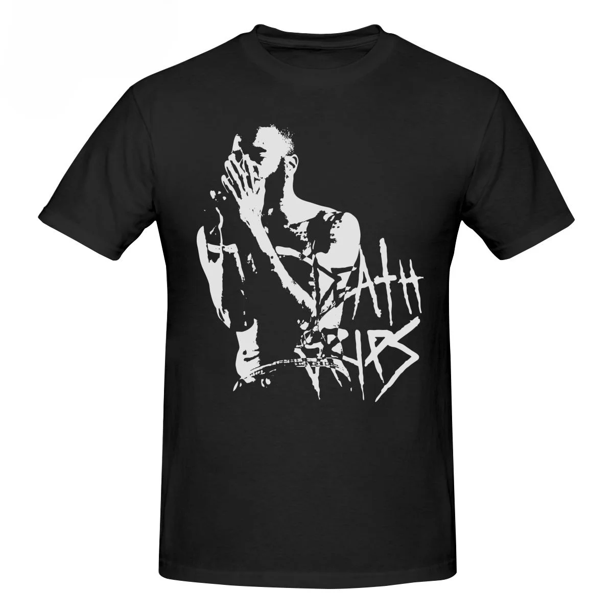 Death Grips MC Ride T Shirts Men Cotton Funny T-Shirts Round Neck Tee Shirt Short Sleeve Clothes Big Size