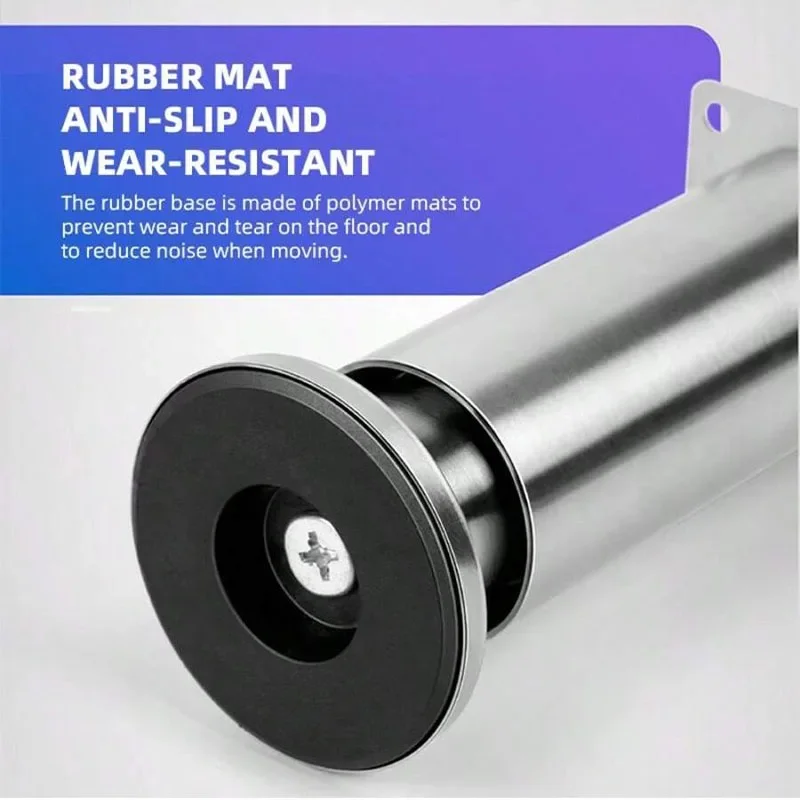 4Pcs Adjustable Metal Furniture Legs Stainless Steel Sofa Feet Couch Leg Replacement Cabinet Legs Durable Furniture Accessories