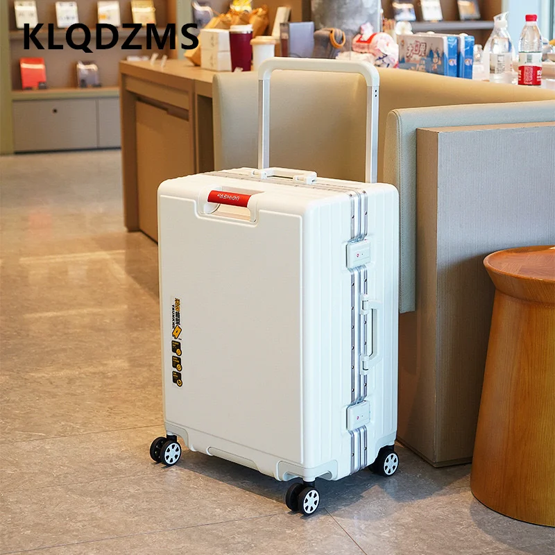 KLQDZMS High Quality Suitcase Large Capacity Trolley Case ABS+PC Boarding Box 20“22”24